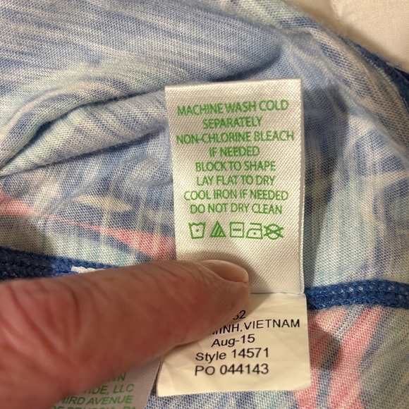 Lilly Pulitzer Sea Jewels Luxletic Racerback Tank Top - Picture 7 of 8